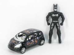 Friction Car & Bat Man 