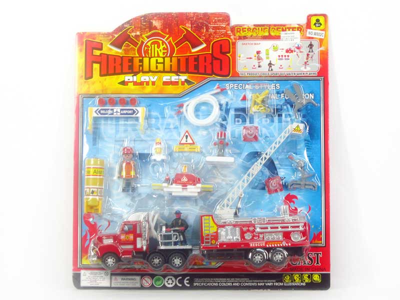 Friction Fire Engine Set toys