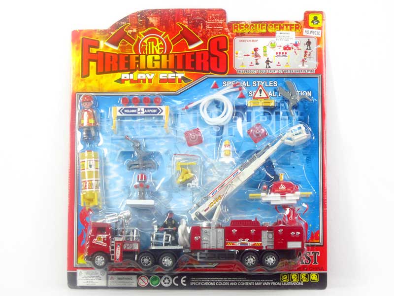 Friction Fire Engine Set toys