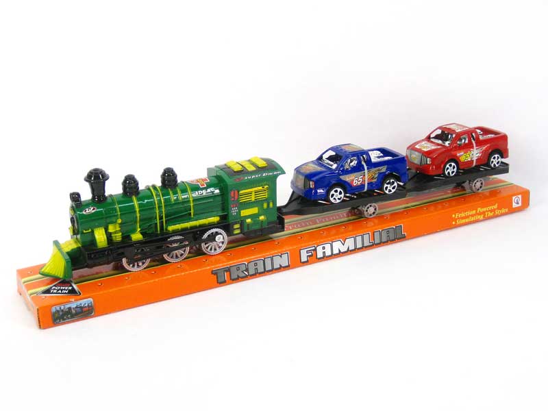 Friction Train Tow Free Wheel Car(2C) toys