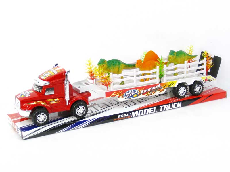 Friction Truck Tow Dinosaur(2S) toys