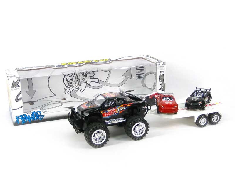 Friction Truck Tow Spoet Car toys