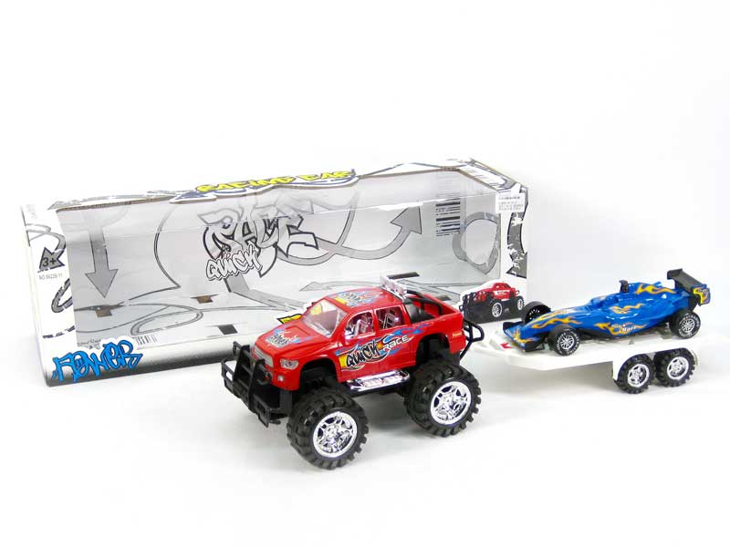 Friction Truck Tow Equation Car toys