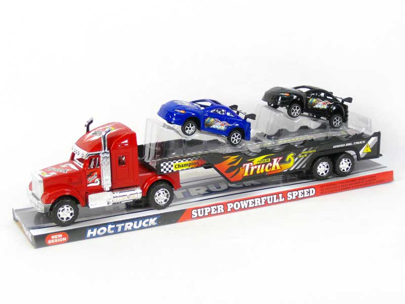 Friction Truck Tow Free Wheel Sports Car(3C) toys