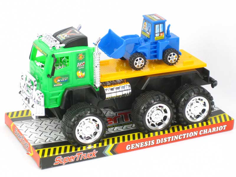 Friction Truck Tow Free Wheel Construction Truck(2S2C) toys