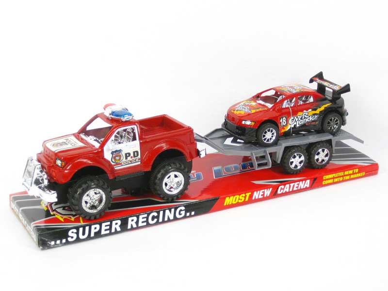 Friction Truck Tow Pull Back Racing Car(2C) toys