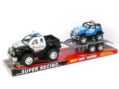 Friction Truck Tow Cross-country Police Car(2C)