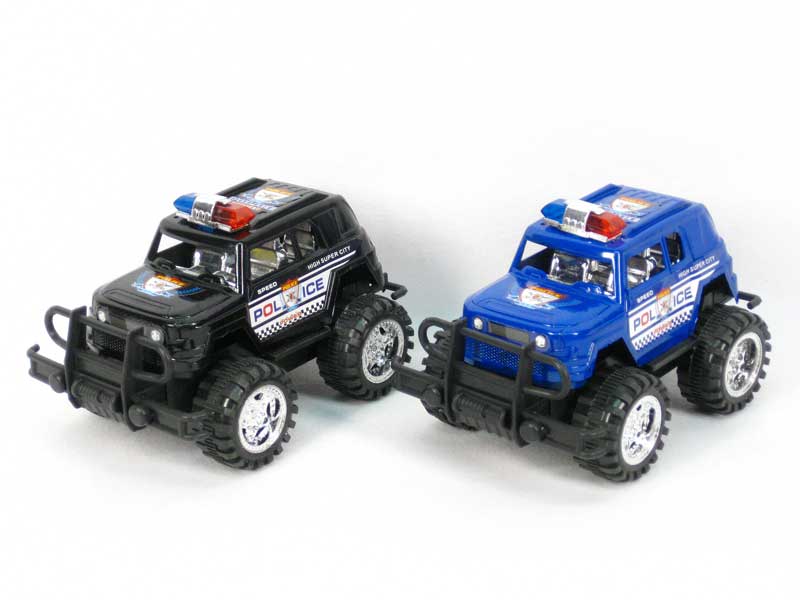 Friction Cross-country Police Car(2in1)) toys