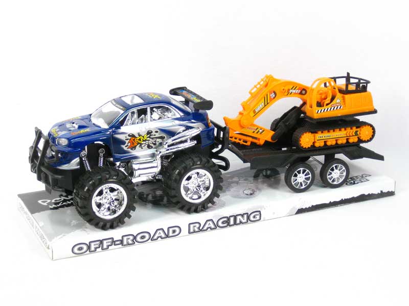 Friction Cross-Country CarTwo Truck(2C) toys