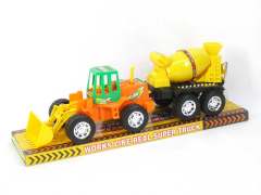 Friction Construction Truck Tow Blender toys