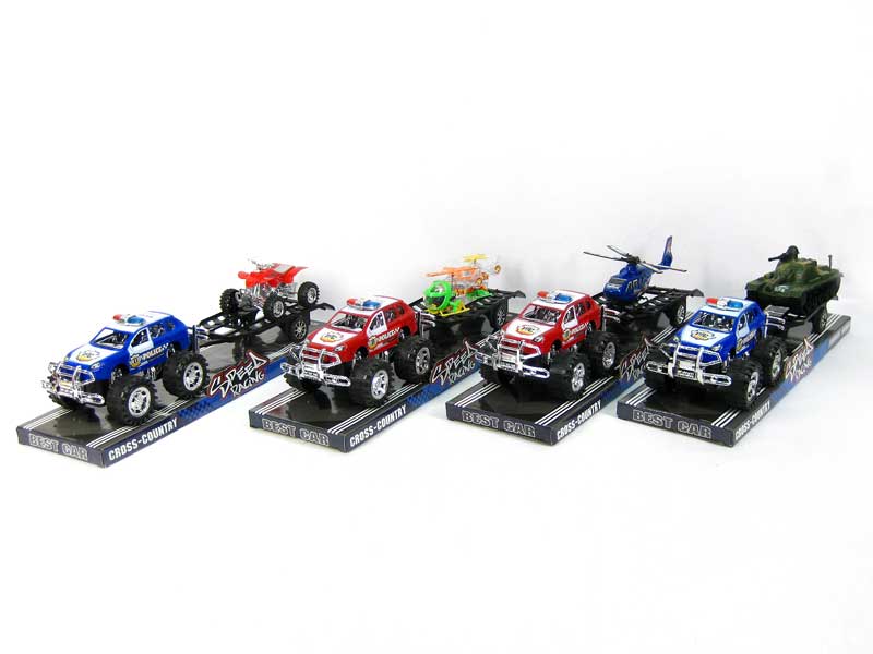 Friction PoliceTow Truck(4S2C) toys