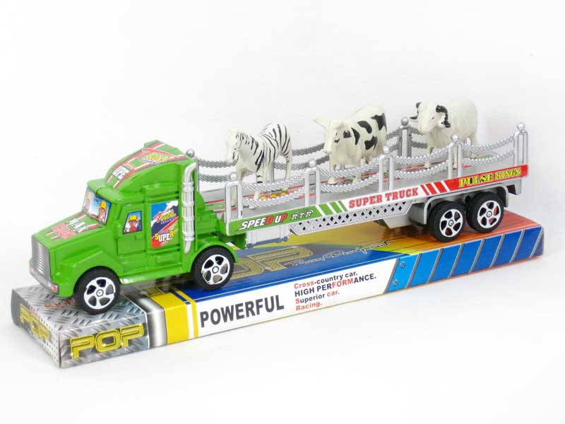 Friction Truck Tow Animal(2C) toys