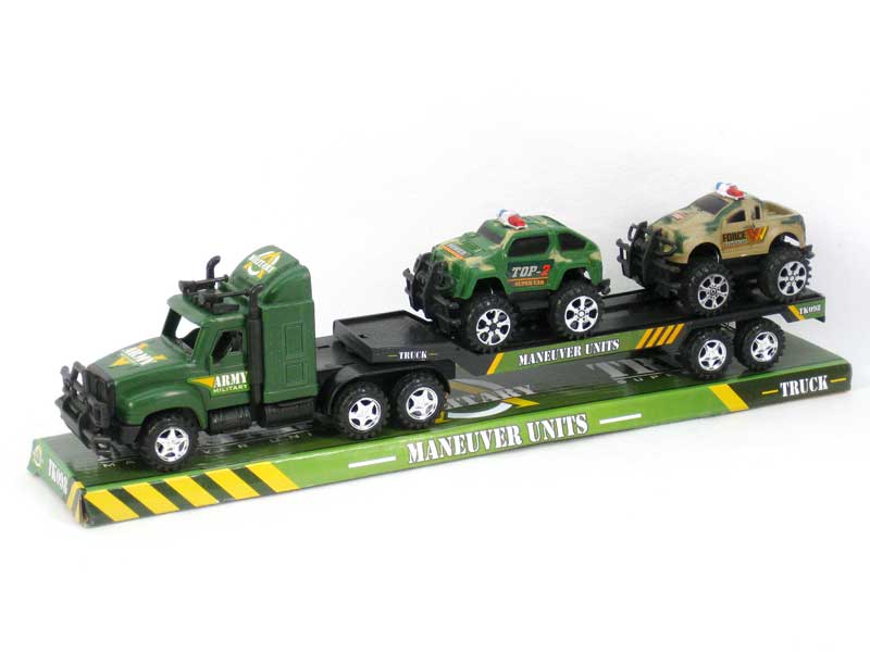 Friction Truck Tow Jeep Police Car toys