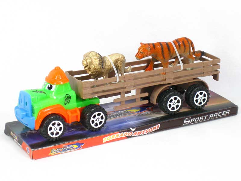 Friction Truck Tow Animal(3C) toys