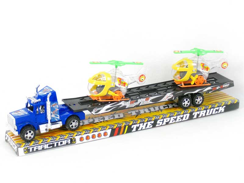 Friction Truck Tow Wind-up Plane(2C) toys