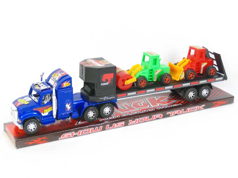 Friction Tow Construction Truck(4C) toys