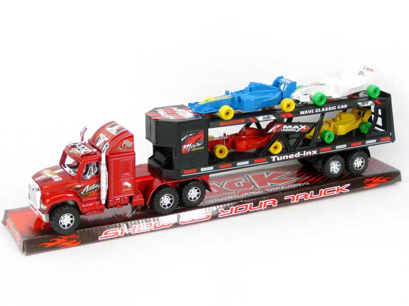 Friction Truck Tow Equuation Car(4C) toys