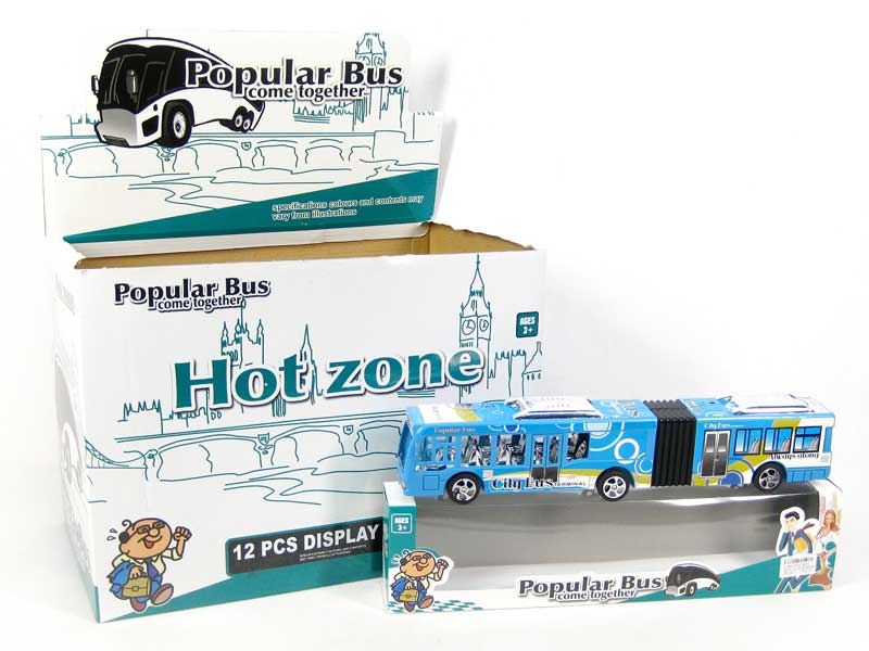 Friction Bus(12in1) toys