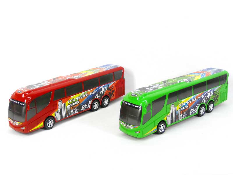 Friction  Bus(2C) toys