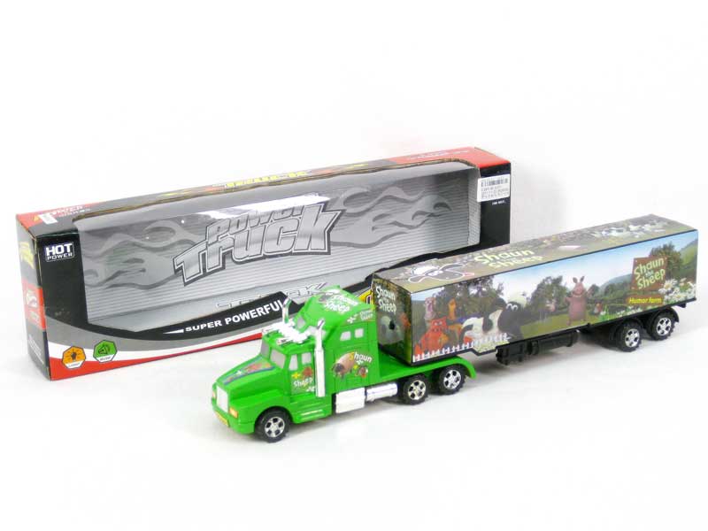 Friction Container Truck W/L_M(3C) toys