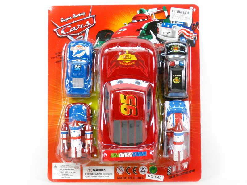 Friction Car & Pull Back Car(5in1) toys
