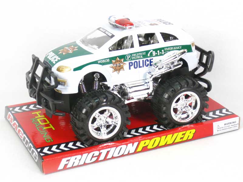 Friction Cross-country Police Car(2C) toys