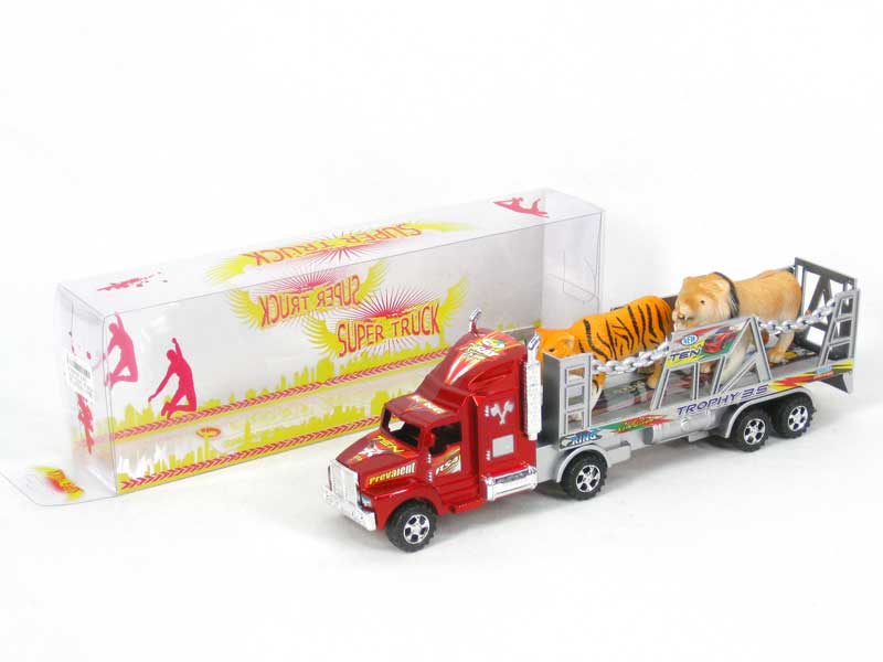 Friction Truck Tow Animal(2C) toys