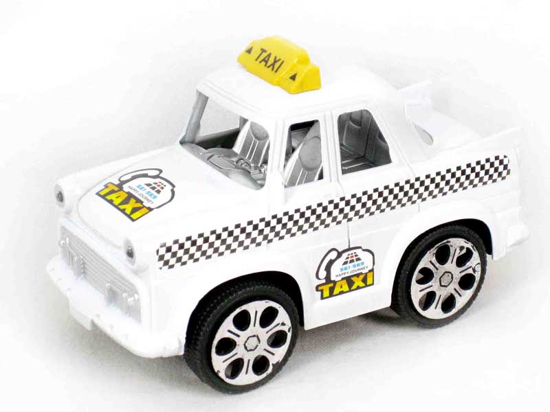 Friction Taxi Car W/L_IC toys