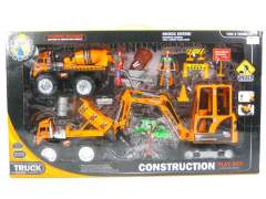 Friction  Construction Truck Set