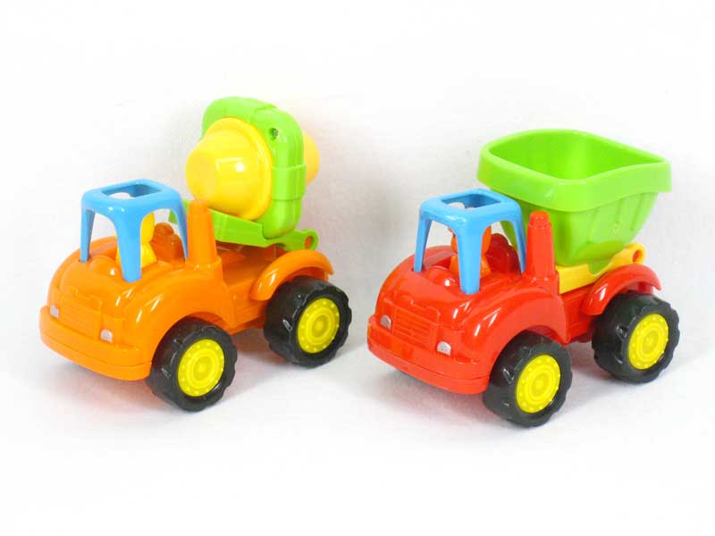Friction Cartoon Construction Truck(2in1) toys
