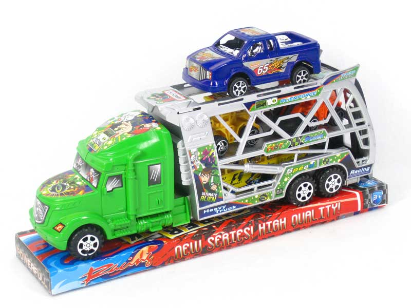 Friction Trck Tow Free Wheel Car(2C) toys