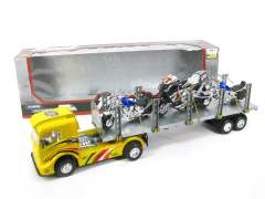 Friction Truck Tow Motorcycle(4C)