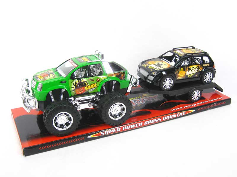 Friction Cross-country Tow Truck(3C) toys