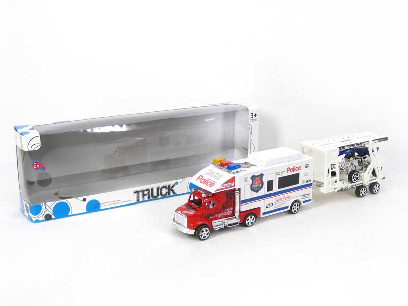 Friction Police Tow Truck(2C) toys
