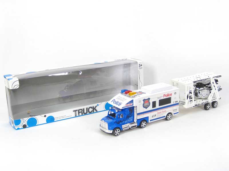 Friction Police Tow Truck(2C) toys