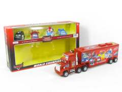 Friction Container Truck & Pull Back Car