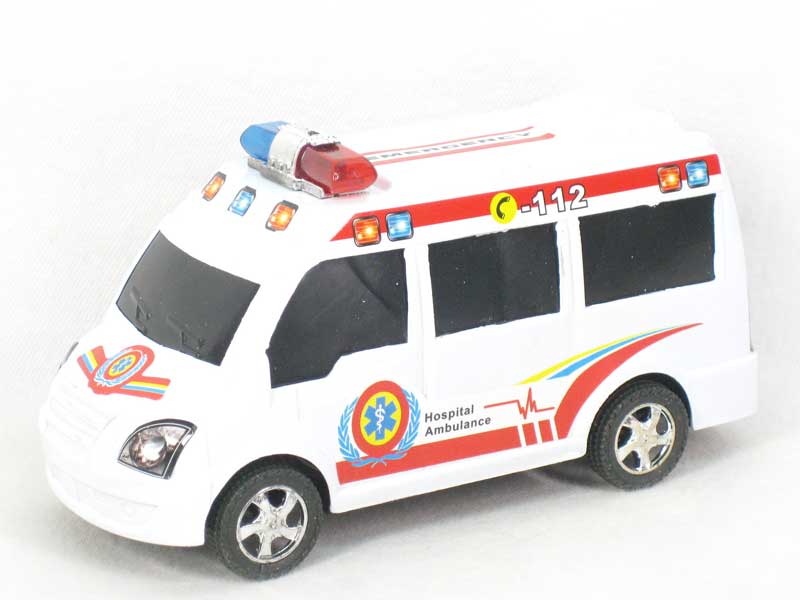 Friction Ambulance W/L_S(3C) toys