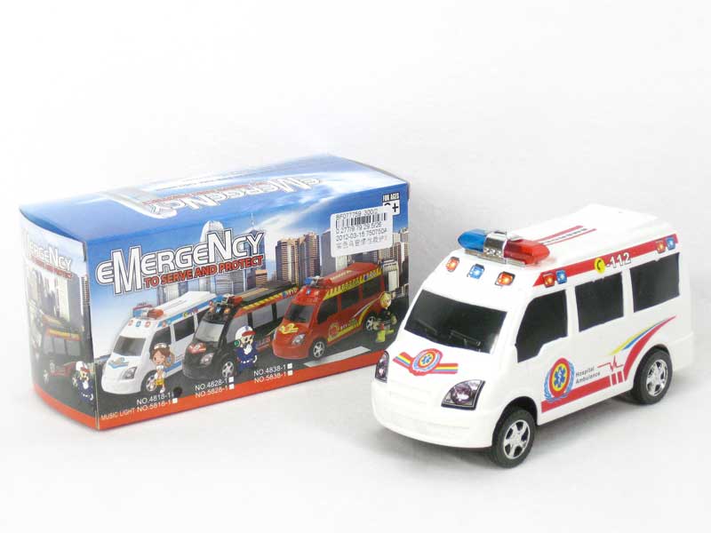 Friction Ambulance(3C) toys