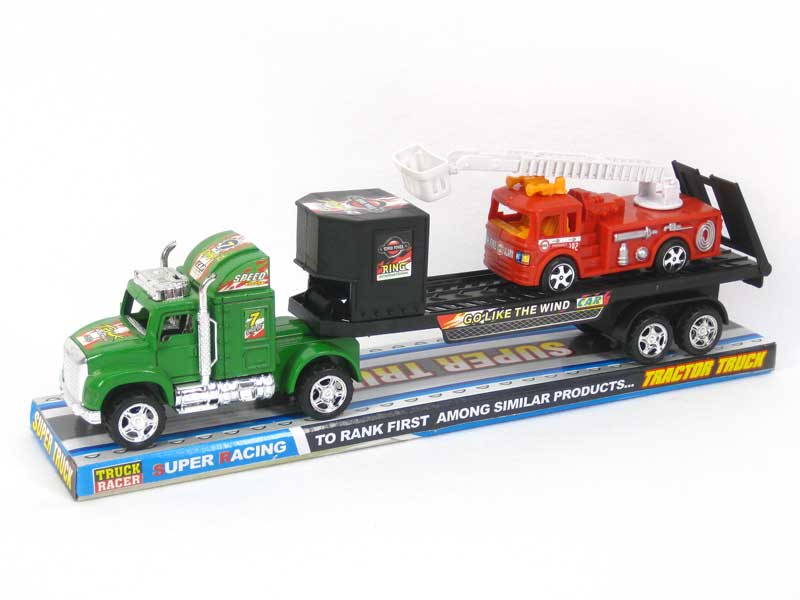 Friction Truck Tow Free Wheel Frie Engine(2S3C) toys