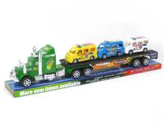 Friction  Truck Tow Free Wheel Police Car(2C)