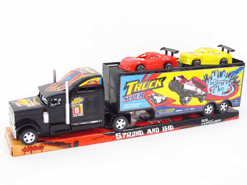Friction Power Container Truck toys