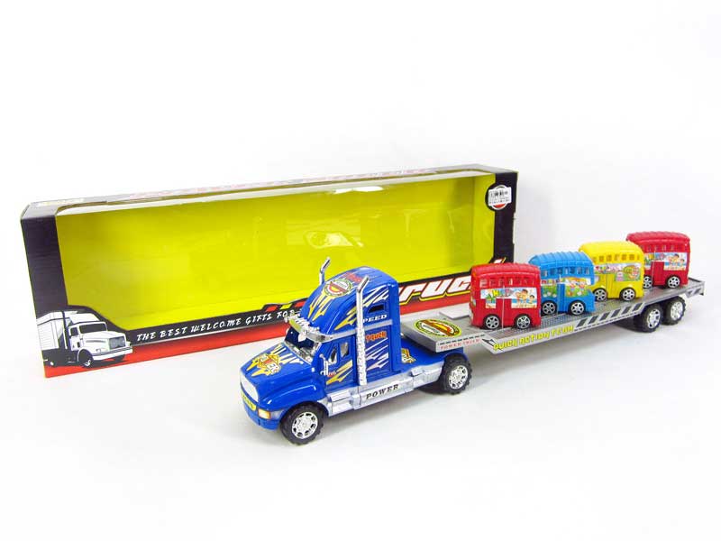 Friction Tow Truck & Free Wheel Bus(3C) toys