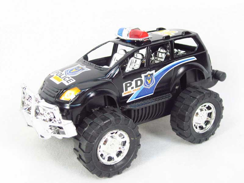 Friction Police Car(4C) toys