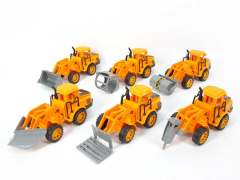 Friction Construction Truck(6S) toys