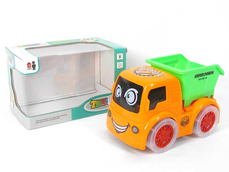 Friction Construction Truck W/L_M(2C) toys