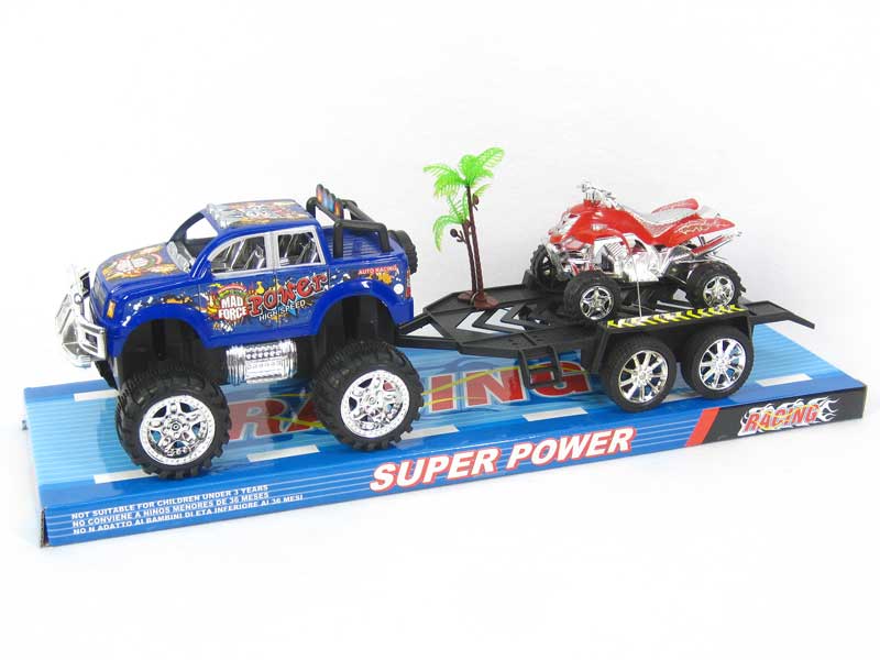 Friction Cross-country  Tow Truck(3C) toys