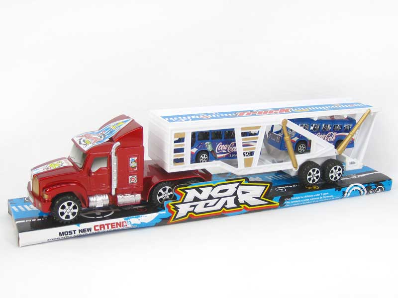 Friction Truck Tow Free Wheel Bus toys