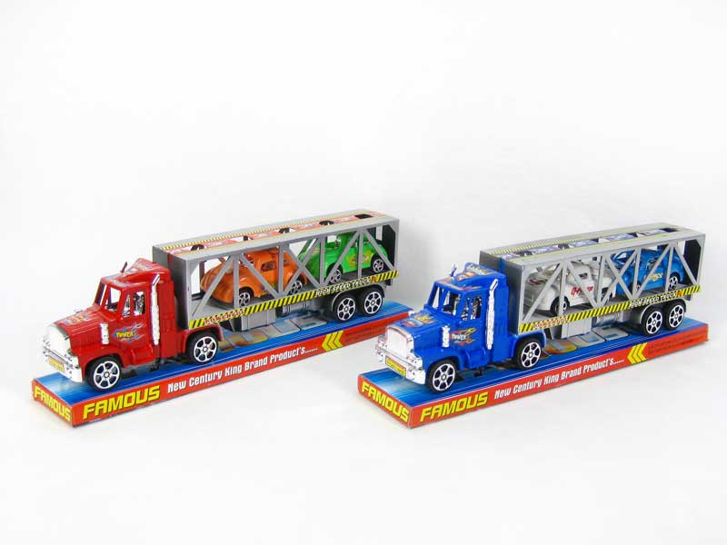 Friction Truck Tow Free Wheel Car(2S2C) toys