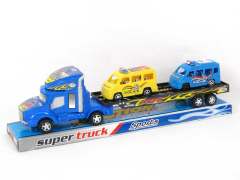 Friction Truck Tow Free Wheel Police Car(3C)