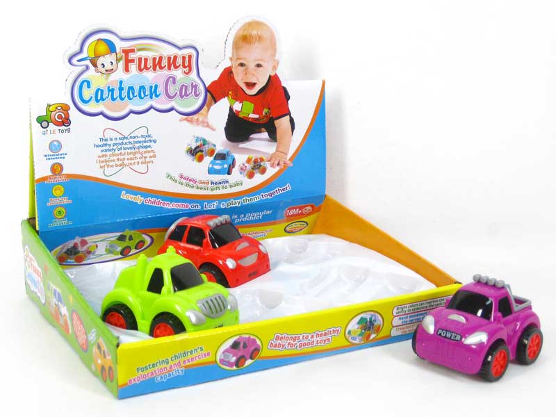 Friction Cartoon Car(6in1)) toys